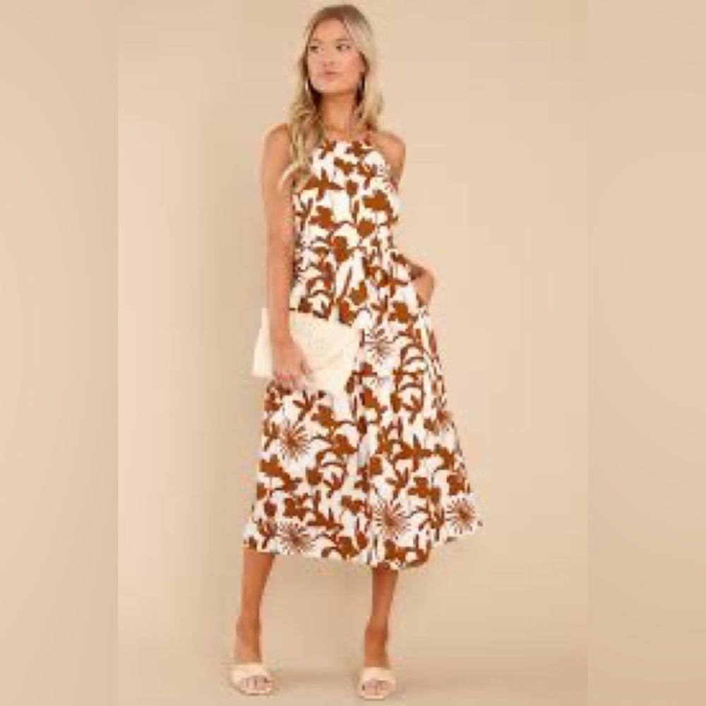 Lush halter midi dress - Picture 1 of 9